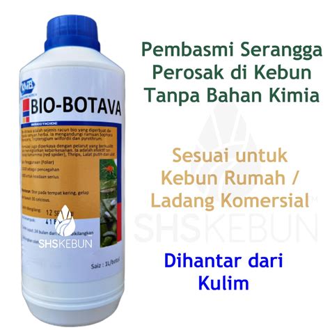 KMB Bio Botava Natural Pesticide 1L Concentrate Thrips Spider Mite