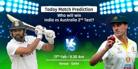 IND vs AUS Today Match Prediction for India vs Australia 2nd Test – Who ...