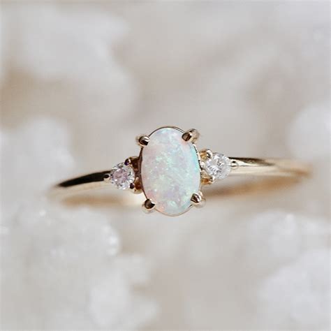 White Romance! 13 Diamond-Alternative White Engagement Ring You'll Fall ...