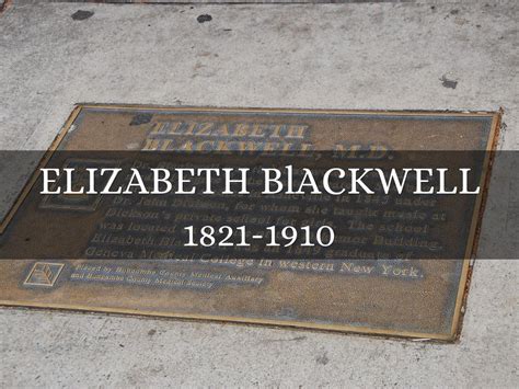 Elizabeth Blackwell by A P