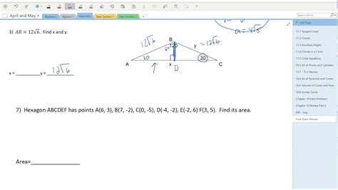 Geometry Final Exam Review Part 3 3 Youtube