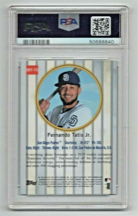 2019 Bowman S Best 99 Franchise Rookie Fernando Tatis Jr FTJ