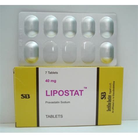 Lipostat 40mg Tablets - Rosheta