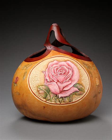 Amazing Gourd Carving Art by Marilyn Sunderland - Design Swan