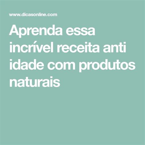 Faça um Lifting facial 100 caseiro muito eficaz usando apenas 1 limão