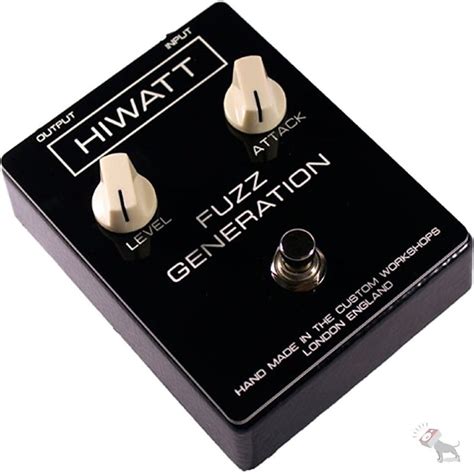 Hiwatt Custom Shop Fuzz Generation Guitar Effect Pedal | Reverb