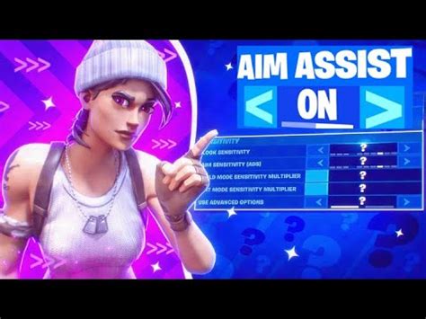 Fortnite AIM ASSIST ON MOUSE KEYBOARD STRONGEST REWASD CONFIG