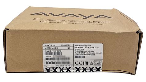 Avaya J139 IP Phone (700513916, 700513918) Ugly Box
