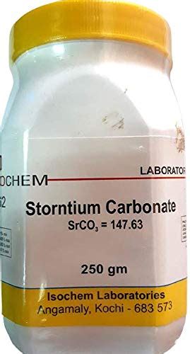 ISOCHEM Storntium Carbonate 250GM Assay 99 Min Amazon In