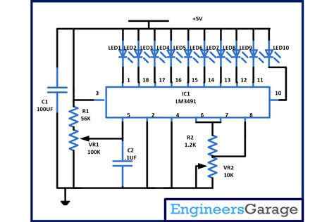 Battery Level Indicator Circuit