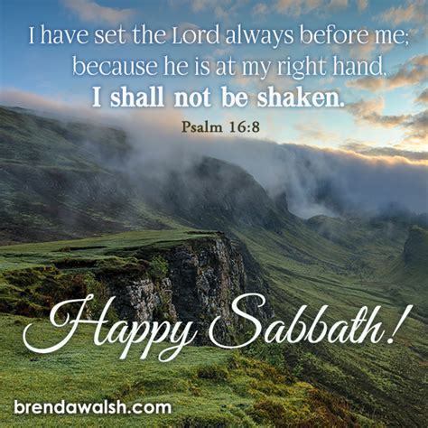 Happy Sabbath Brenda Walsh Scripture Images