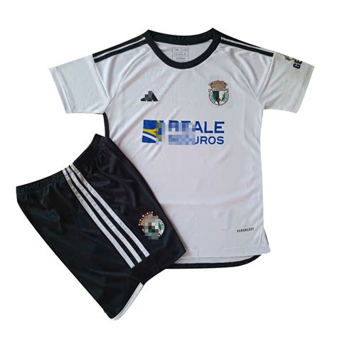 Camiseta Burgos Cf Home Ni O Kit Futboloo