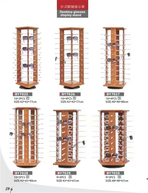 desktop glasses display stand