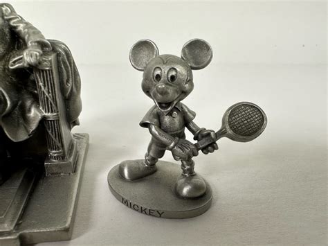 Small Walt Disney Mickey Mouse Fine Pewter Schmid Figurine H And