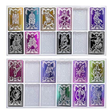 Tarot Cards Resin Mold Major Arcana Cards Silicone Making Mold