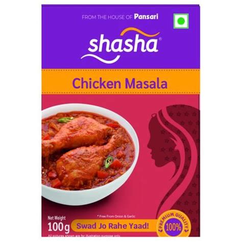 Buy Shasha Chicken Masala Premium Quality Aromatic Spice Blend