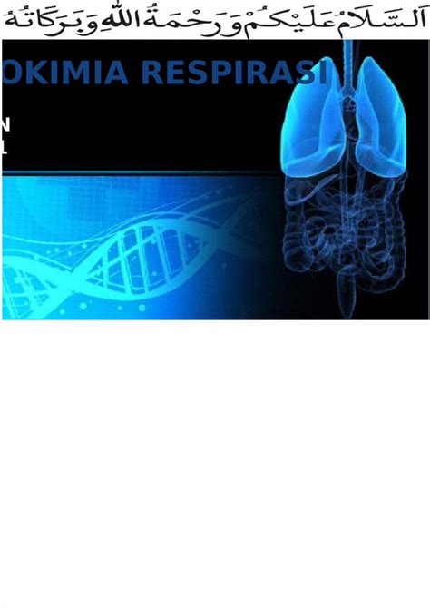 PDF Presentasi Biokimia Sistem Respirasi DOKUMEN TIPS