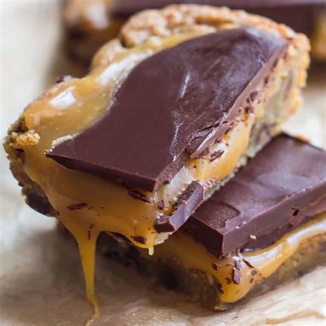 Salted Caramel Blondies Bar Errens Kitchen