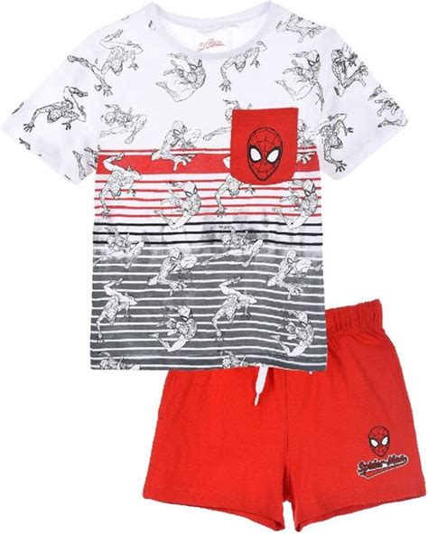 Spiderman Zomersetje Korte Broek En T Shirt Bol