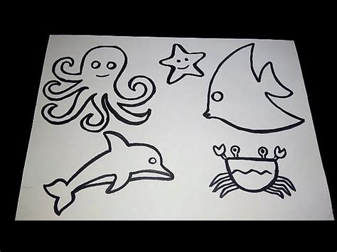 Sensational Tips About How To Draw Sea Creatures Step By - Northusual