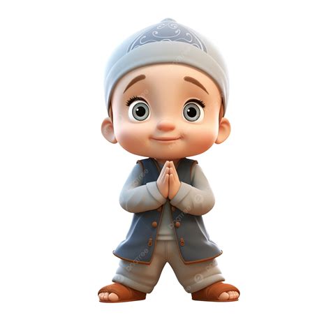 Muslim Boy Cartoon Character Character Moslem Cartoon Png