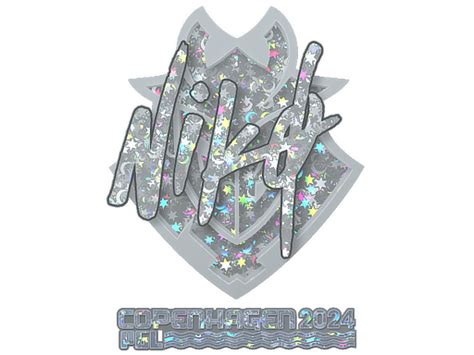 Sticker NiKo Glitter Copenhagen 2024 Buy For CSGO CS2 On SkinOut Gg