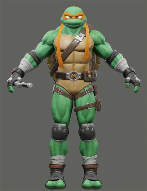 Michelangelo (TMNT) - Fortnite [Blend.] by Hunicrio on DeviantArt