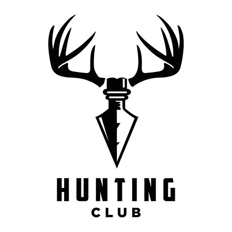 Hunting logo vector design template 20697799 Vector Art at Vecteezy