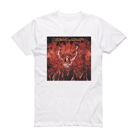 W A S P The Neon God Part 1 The Rise Album Cover T Shirt White Album Cover T Shirts