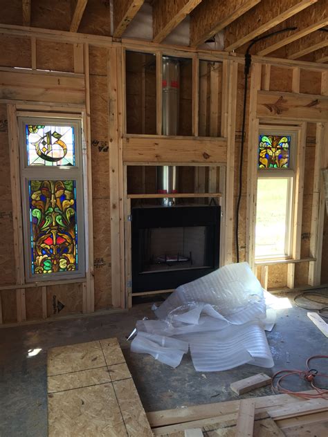 English Cottage with Stained Glass Windows