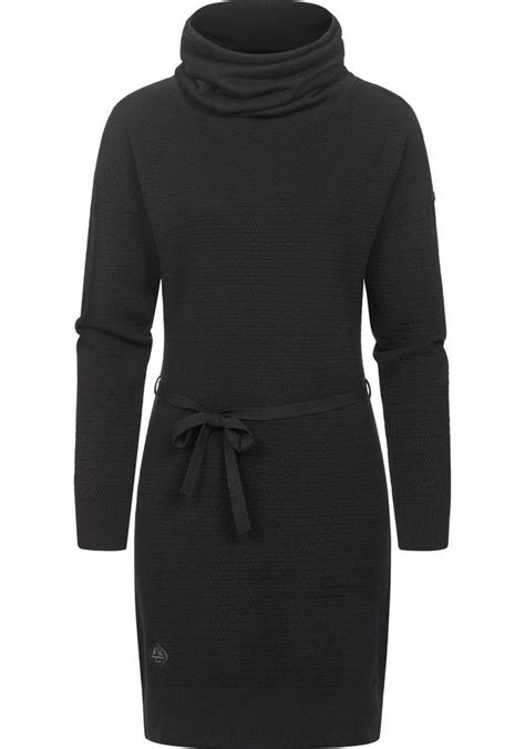 Ragwear Sweatkleid Babett Dress Intl Warmes Winterkleid Mit Breitem