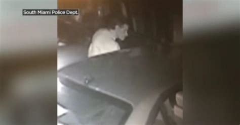 Exclusive New Surveillance Tape Of South Miami Car Burglar Who Has