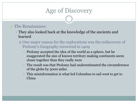 PPT - Age of Discovery PowerPoint Presentation, free download - ID:2343496