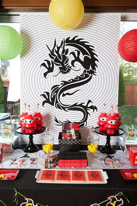 Ninjago Birthday Party Ideas Photo Of Ninja Themed Birthday