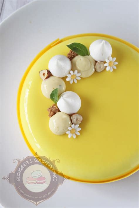 Entremets Noisette Citron Vert Et Basilic Surprises Et Gourmandises