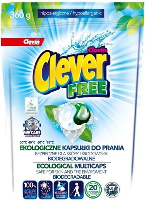 Clovin Clever Free Duocaps Kapsu Ki Elowe Do Prania X G Opinie I