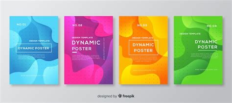 Free Vector Dynamic Poster Collection