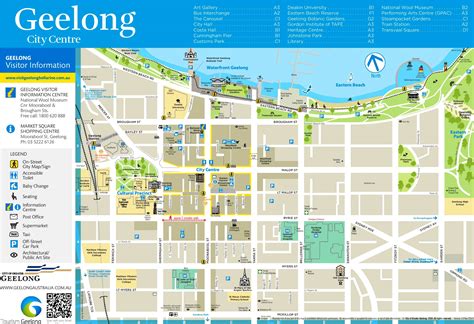 Geelong tourist map - Ontheworldmap.com