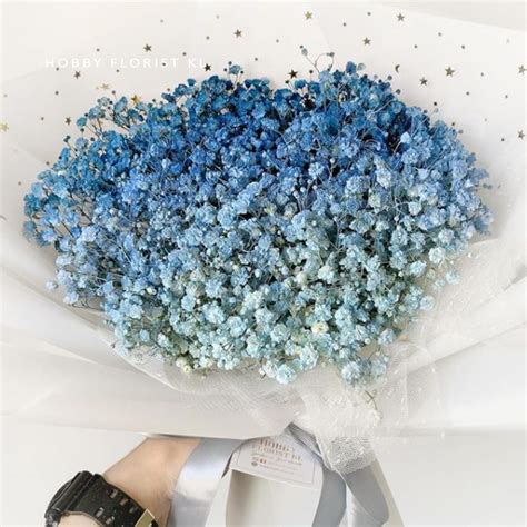 SKY BLUE Baby Baby S Breath Bouquet Flower Delivery Kuala Lumpur