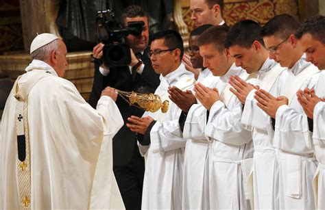 Pope Francis To New Priests Be Merciful Ministers Of Christ The Dialog