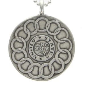 Fugio 1787 Cent Sterling Silver Replica Coin Necklace - Etsy