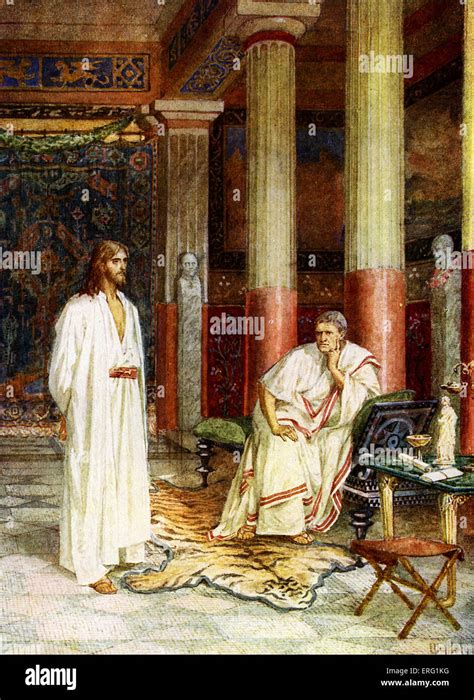 Pilate Jesus Hi Res Stock Photography And Images Alamy