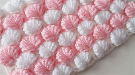 Puff Shell Stitch For Crochet Blankets And More - CrochetBeja