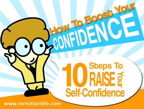 How To Boost Your Confidence Infographic Inmotion Life