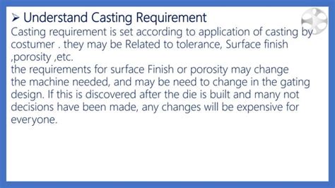 Die casting die design process | PPT