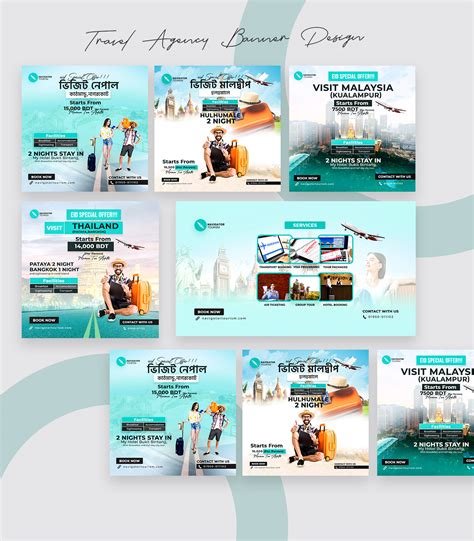 Travel Agency Banner Design Travel Banner Design On Behance