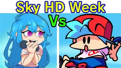 Friday Night Funkin Vs Sky Hd Full Week Cutscenes All Endings Fnf