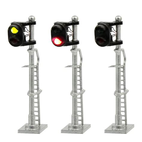 Jtd Gr Pcs Model Railway Train Signals Lights Block Signal