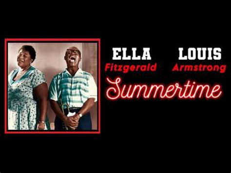 Ella Fitzgerald Louis Armstrong Summertime Orig Full Instrumental