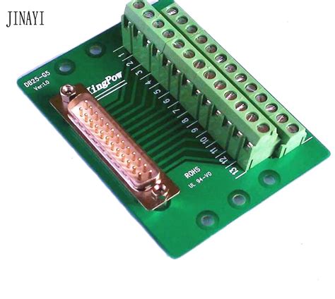 Vertical Db Pins D Sub Dr Male Female Signals Terminal Pcb